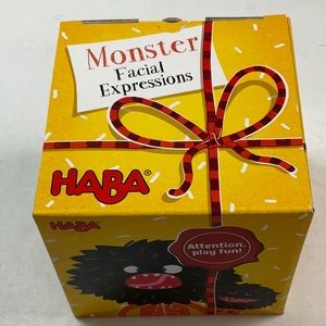 Haba Toys Monster Facial Expressions New in Box Verbal Motor Skills 1 Full Game